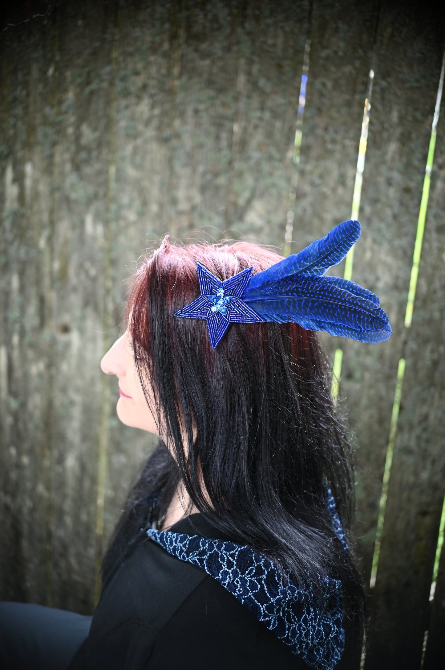 Blue Star II Hair Clip