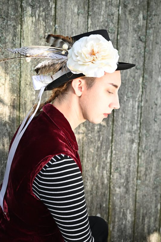 Large Peony Hair Clip