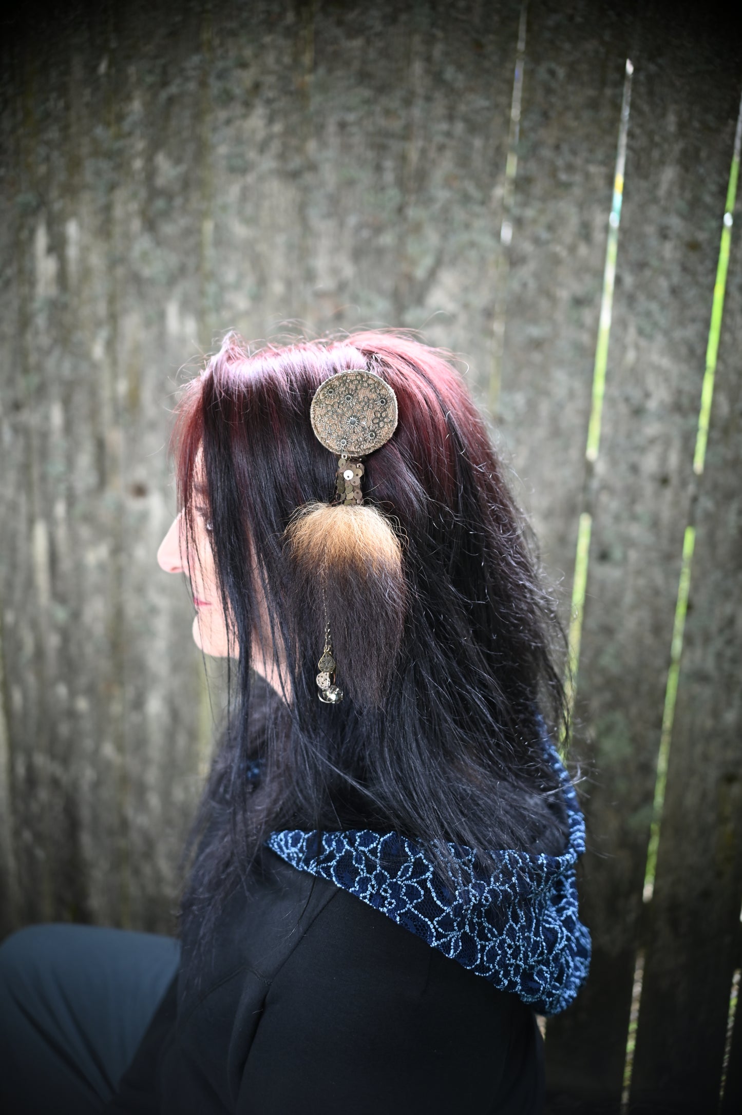Fox Tail Hair Clip
