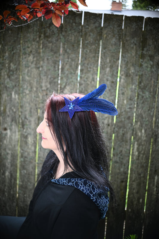 Blue Star II Hair Clip
