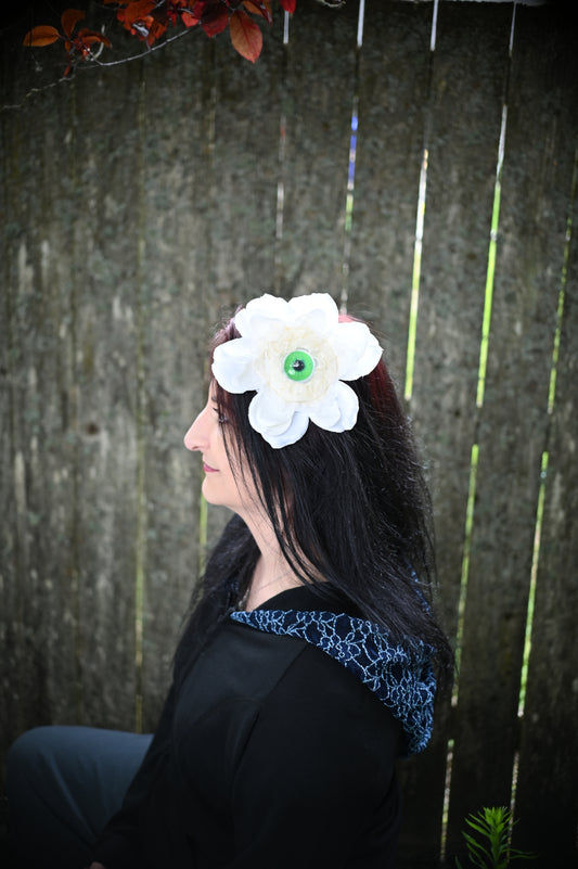 Green Eye Hair Clip