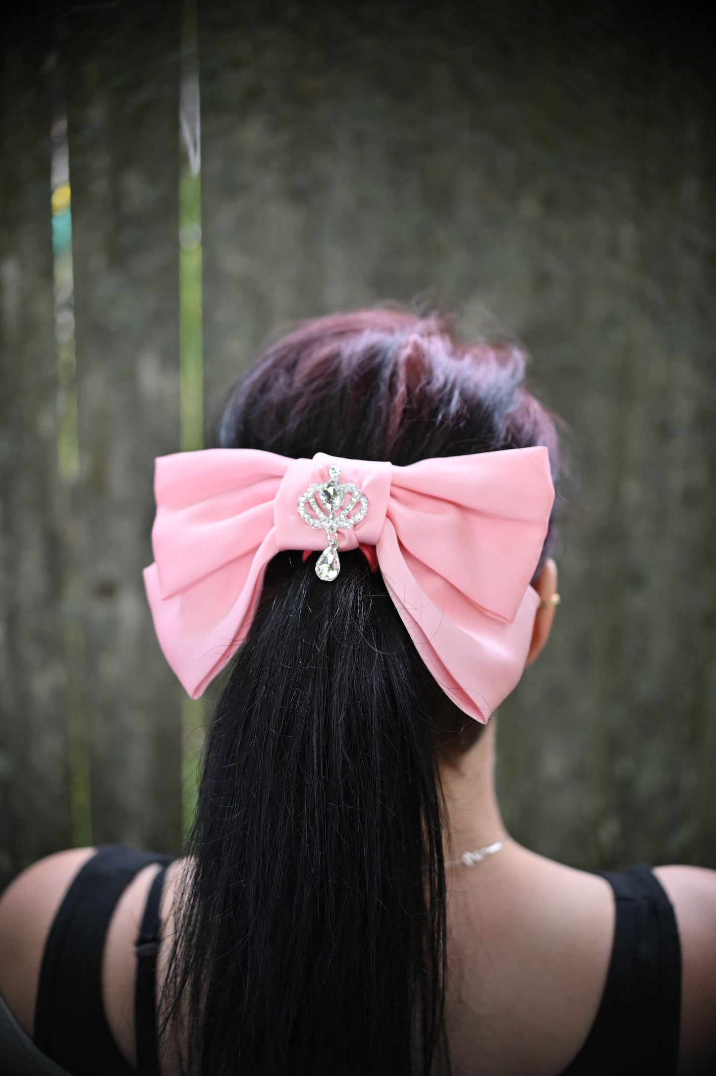 Pink Bow Hair Clip
