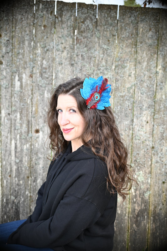 Turquoise Dream Hair Clip