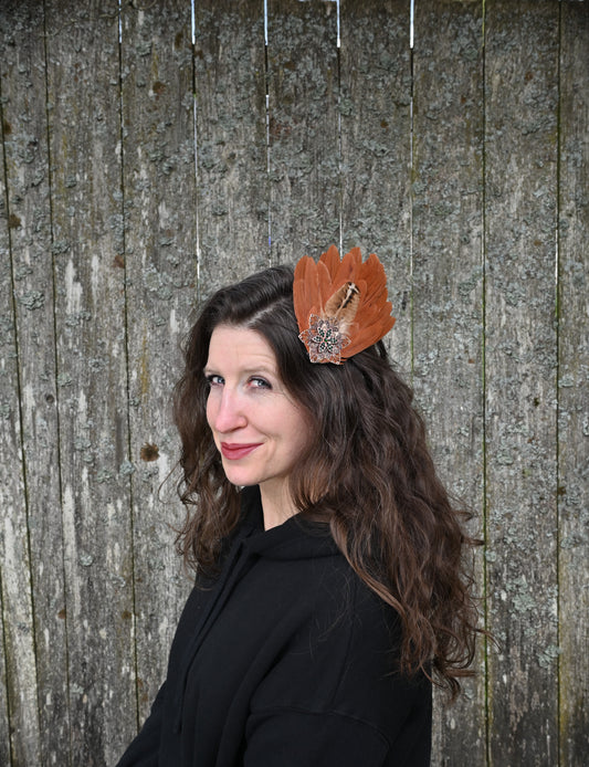 Vintage Tawny Hair Clip
